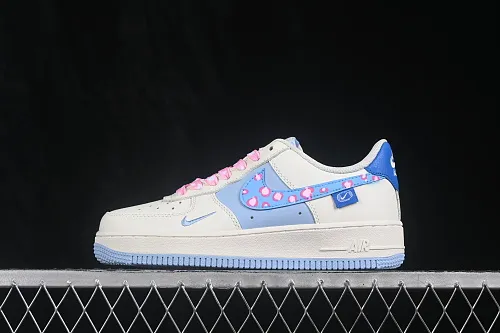 All categories Nk Air Force 1 Air Force series Nk Air Force 1 Low Air Force low-top Nike Air Force 1'07 Low "Misty Isle Tide" Hand-painted graffiti Pink and blue bubbles Air Force 1 low-top casual sneakers DB3301-112